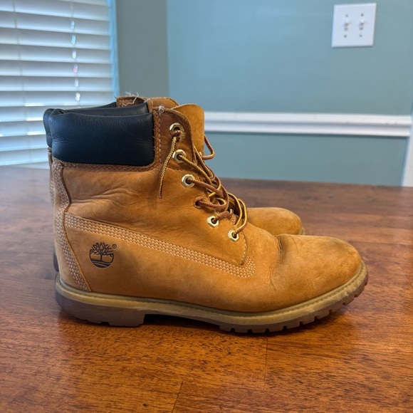 Timberland Shoes - Timberland Premium 6-Inch Waterproof Boots wheat nobuck leather size 10